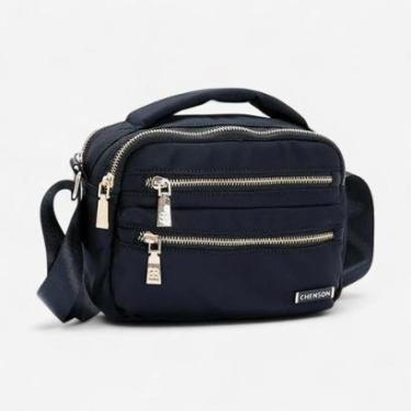 Imagem de Bolsa Feminina Chenson Original Twill Nylon Transversal Preto-Feminino