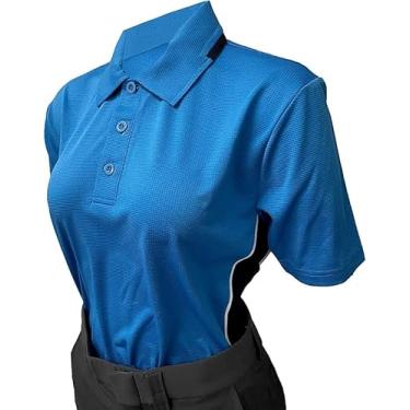 Imagem de Smitty | BB-S346 | Camiseta feminina de softball, flexível, manga curta, azul universitário, azul marinho, oficial universitário (azul, médio)