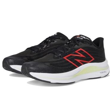 Imagem de New Balance FuelCell Walker Elite V1 Tênis de caminhada masculino, Preto/Neo Flame/Limelight, 9.5 X-Wide