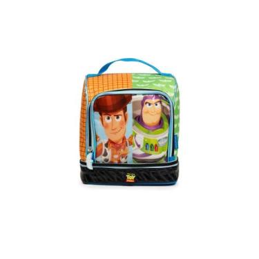 Imagem de Lancheira Térmica Infantil Masculina Toy Story  Verde e Caramelo - Bag