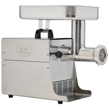 Imagem de Products Moedor de carne elétrico Big Bite de aço inoxidável, LEM, Prateado