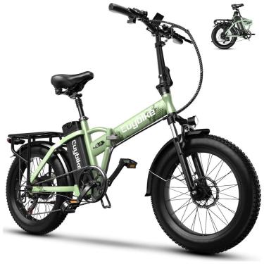 Imagem de Bicicleta Elétrica Dobrável bluebiko F6B com Motor Brushless 750W (Pico 1000W), Bateria Removível 48V 20Ah, Freios a Disco Duplos e Sistema