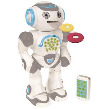 Imagem de Robô Programável Inteligente LEXiBOOK ROB80US com Controle Remoto para Crianças Acima de 6 Anos, Cinza