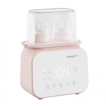 Imagem de Aquecedor de Mamadeira 7 em 1 com Display LCD e Controle de Temperatura 24H, MOMYEASY, Rosa