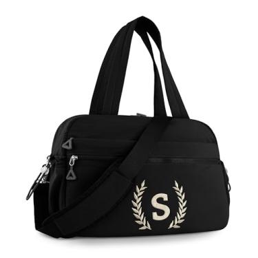 Imagem de Bolsa de ginástica feminina – Bolsa esportiva bordada personalizada para homens – Bolsa esportiva personalizada para viagem e treino com manga de bagagem – Presente atencioso para mãe, menina, filha
