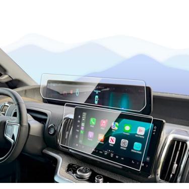 Imagem de UFGDSHA Película protetora de tela Expedition 2025 2026 2025 F Ord Expedition MAX (Ativo/Tremor/King Ranch/Platinum) 33.5 cm Main Infotainment e protetor de tela de vidro temperado digital de 61.0 cm