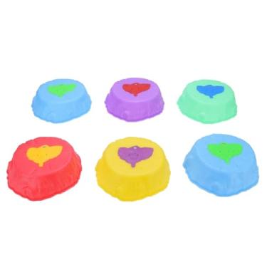Imagem de Alomejor Kit de Pedra para Trampolins, 6pcs Sem Escorregamento Balance River Stones para Promover Habilidades de Coordenação Infantil Brinquedo Sensorial