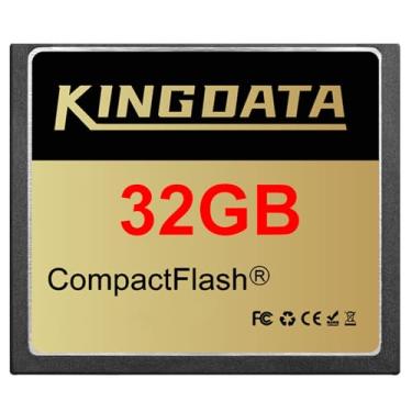 Imagem de KINGDATA Cartão flash compacto CF400X de 32 GB FAT32 Tipo I para equipamentos de câmeras digitais vintage