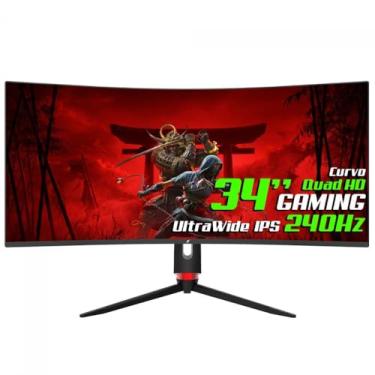 Imagem de Monitor Gamer SuperFrame Precision 34" Curvo UWQHD 240Hz HDR