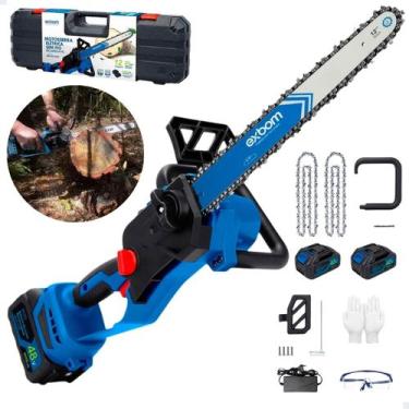 Imagem de Motosserra Elétrica Poda Portátil Bateria 48V Recarregável - Exbom, 12