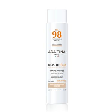 Imagem de Ada Tina Biosole Fluid Sun Color Defense FPS98 Médio Claro 40ml