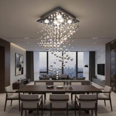 Imagem de Lustre Para Sala, Quarto,sala De Jantar, Corredor Base 38x38 - Lustres
