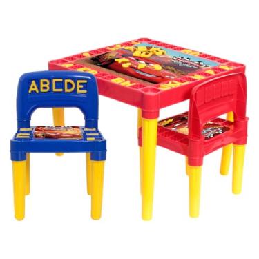 Imagem de Mesa Infantil Educativa Atividades Letras Números Carros