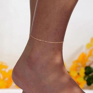 Imagem de Tornozeleira feminina para pé joia flor tornozeleira