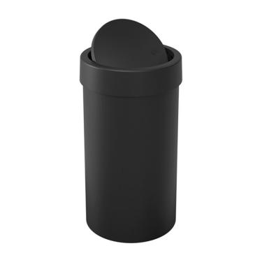 Imagem de Lixeira com Tampa Basculante 9L Preta
