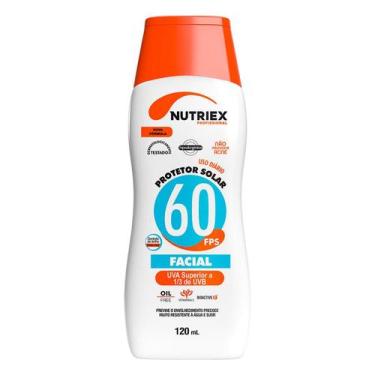 Imagem de Protetor Solar Facial Profissional FPS 60 1/3 UVA 120ml Nutriex 61093
