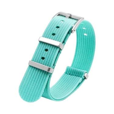 Imagem de Pulseira De Relógio Masculina Impermeável De Nylon 18mm 20mm 22mm 24mm
