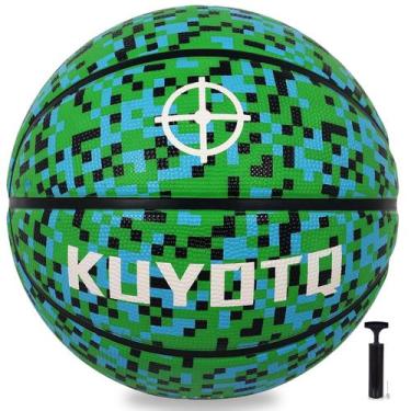 Imagem de Basquete KUYOTQ, tamanho 5, 27,5 polegadas, juvenil, interior e exteri