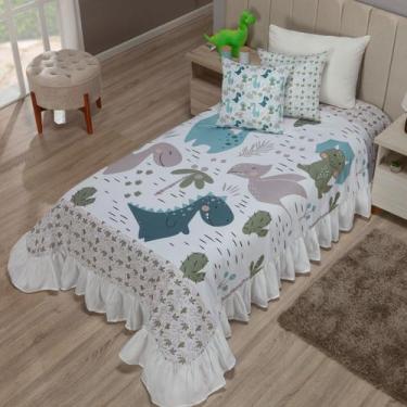 Imagem de Colcha Infantil Solteiro com 6 Peças  CobreLeito 1,70x2,30  Decoração 