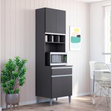 Imagem de Paneleiro 4 Portas Regianna Cinza