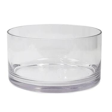 Imagem de Vaso Redondo Floreira Terrario Cilindro em Vidro Suculentas, Arranjos 24x20cm