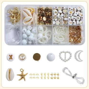 Imagem de 1 kit de fabricação de pulseiras 10 em 1 com resina e contas de argila macia, 190-580 peças de suprimentos de joias para pulseiras DIY, artesanato para adultos, lembrancinhas de festa, conjunto 3