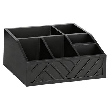 Imagem de Ｂｅｓｇａ Organizador de estação de café, suporte para cápsulas de café, suporte para copos de papel, compartimento para armazenamento, mesa para copos de, Preto