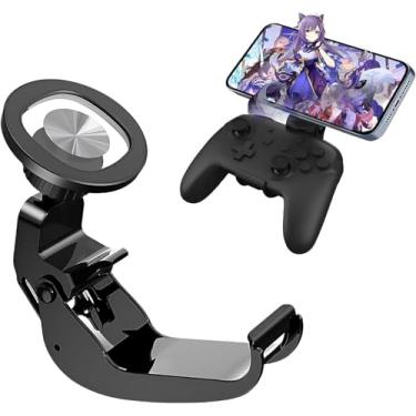 Imagem de DOYO Magnetic Controller Phone Mount Clip for Switch and Switch Lite Pro Controller, Gaming Phone Holder, Adjustable Mag-Safe Phone Mount Holder for Switch Controller