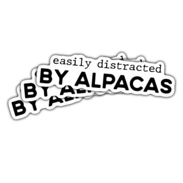 Imagem de Adesivos de vinil com citação de animais fofos e engraçados para laptop, caderno, garrafa de água, para-choque de carro, presente para adolescentes, estudantes, amigos, alpaca de 7,6 cm