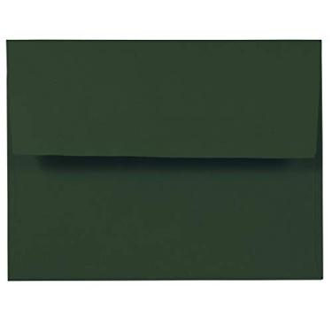 Imagem de Envelopes de papel verde escuro JAM, 50 Per Pack, A2