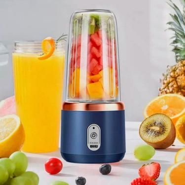 Imagem de Liquidificador Mini 400Ml Usb Ideal Para Vitaminas E Sucos