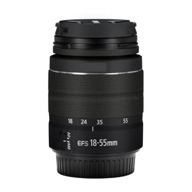 Imagem de EFS 18-55 3.5-5.6 Adesivo de lente de câmera para Canon EF-S 18-55 mm F3.5-5.6 III Película protetora de vinil decalque skin (preto fosco)