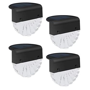 Imagem de Lâmpada de parede solar para pátio externo, decoração de paisagem de jardim, LEDs movidos a energia solar, IP55, à prova d'água, atmosferas de luz