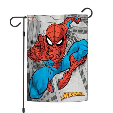 Imagem de WinCraft Bandeiras de jardim 2 lados 31,8 cm x 45,7 cm Homem-Aranha Marvel Spiderman SWG