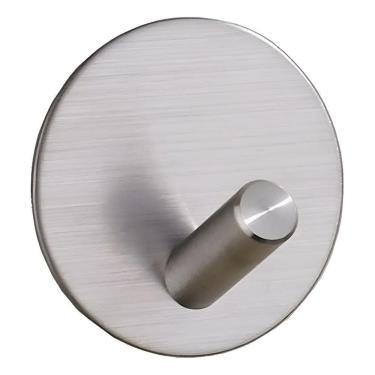 Imagem de Gancho De Parede Auto Adesivo Redondo Sup. Inox