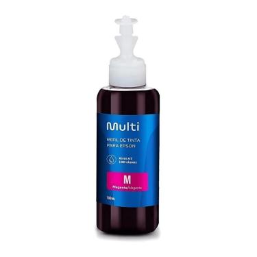 Imagem de Refil De Tinta Magenta Multilaser Epson T664 100ml