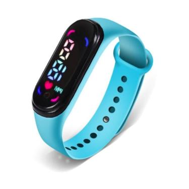Imagem de Relógio Digital Esporte Bracelete Led Adulto Infantil Barato