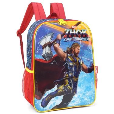 Imagem de Mochila Escolar de costas Alças Thor Avengers Infantil-Unissex