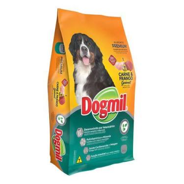 Imagem de Ração Caes Dogmil Gourmet Premium 22% Proteína Car/ Fra 15kg - Imbrami