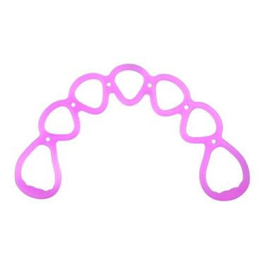 Imagem de UGPLM Faixa Elástica de Resistência com 7 Anéis para Exercícios, Aparelho Portátil de Exercícios para Cintura, Costas e Ligamentos, Ideal para Academia em, Tolet