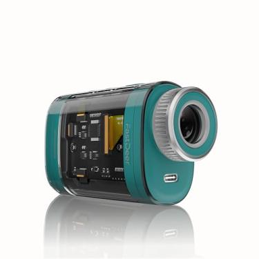 Imagem de FastDeer Localizador de alcance de golfe C2, trava de bandeira de alta precisão super rápida de 0,02s com vibração de pulso, telêmetro de golfe elegante com inclinação, modo de triangulação, telêmetro