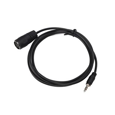 Imagem de Cabo DIN 5 pinos para 3,5 mm, cabo adaptador de som Plug and Play, 1,5 m fêmea para macho para equipamento de som