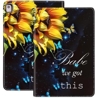 Imagem de Capa para iPad 10.2 9ª/8ª/7ª geração (modelo 2021/2020/2019) de 10,2 polegadas, capa para iPad Air 3/Pro de 10,5 polegadas, capa inteligente de couro PU com suporte e hibernação automática - Bíblia de