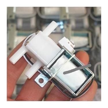 Imagem de Válvula solenoide de 3 vias JSF2637 DC 12V 2 posições pequena válvula de controle de água para massageador/máquina de café