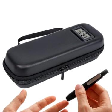 Imagem de Refrigerador de medicamentos para viagem, bolsa refrigerada de medicamentos, organizador com visor de temperatura, recipiente de medicamentos para hospital, exterior, carro, avião, uso diário