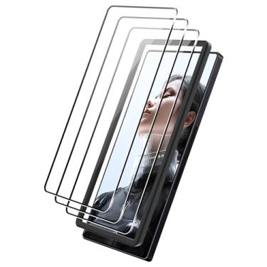 Imagem de Suttkue Protetor de tela para Nubia Red Magic 11 Pro/11 Pro+, rigidez 9H, antirarranhões, vidro temperado, compatível com capas, moldura de alinhamento de instalação incluída (pacote com 3)