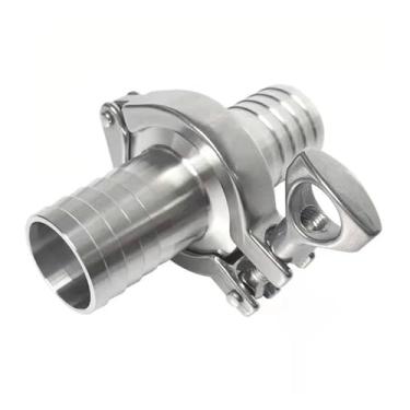 Imagem de Conjunto de mangueira de 8 mm/19 mm/25 mm/38 mm/51 mm virola OD 50,5/64 mm + braçadeira tripla de 3.8 cm 5.1 cm + junta de silicone de aço inoxidável SS304 OROAOBOMT (45 mm x virola 64)