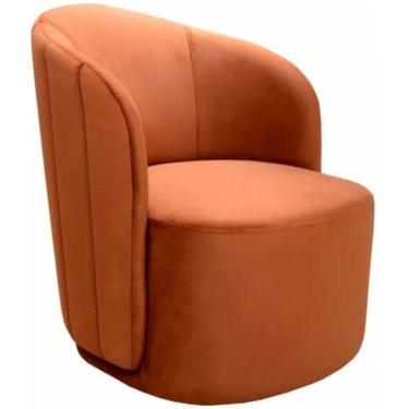 Imagem de Poltrona Decorativa Stela Veludo Terracota