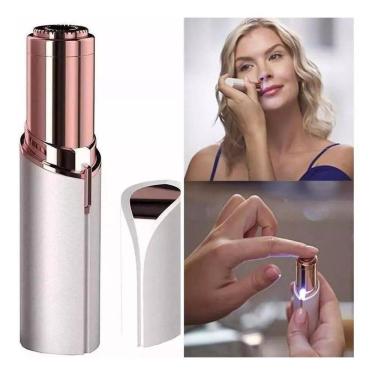 Imagem de Depilador Batom Aparador Facial Pelos Portatil Sem Dor