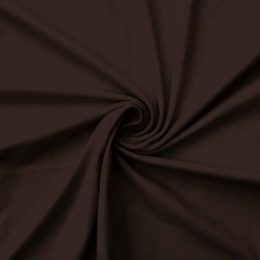 Imagem de Tecido de nylon e elastano marrom, tecido esportivo fosco da The Yard, 80% nylon, 20% elastano, elasticidade em 4 direções 152 cm de largura para esportes, dança, ioga, costura - 2 jardas